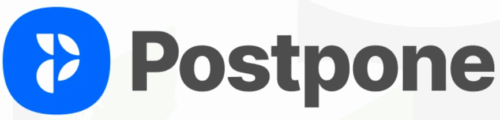 Postpone Logo