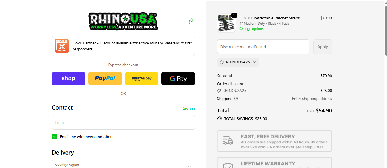 $20 Rhino USA Promo Code + 10% Off Purchase (Tested)