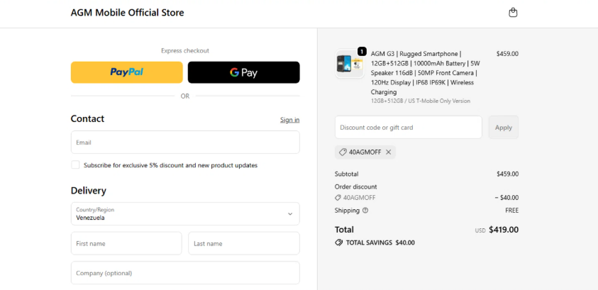 10% Off AGM Mobile Official Store Promo Code (Verified)