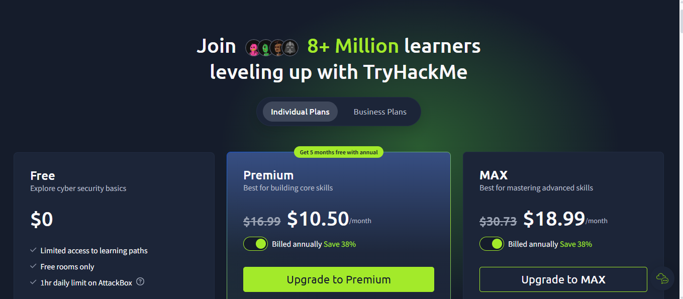 38% Off TryHackMe Promo Code (2 Tested Plan Offers)